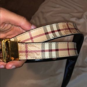 Reversible Burberry Belt sz 32